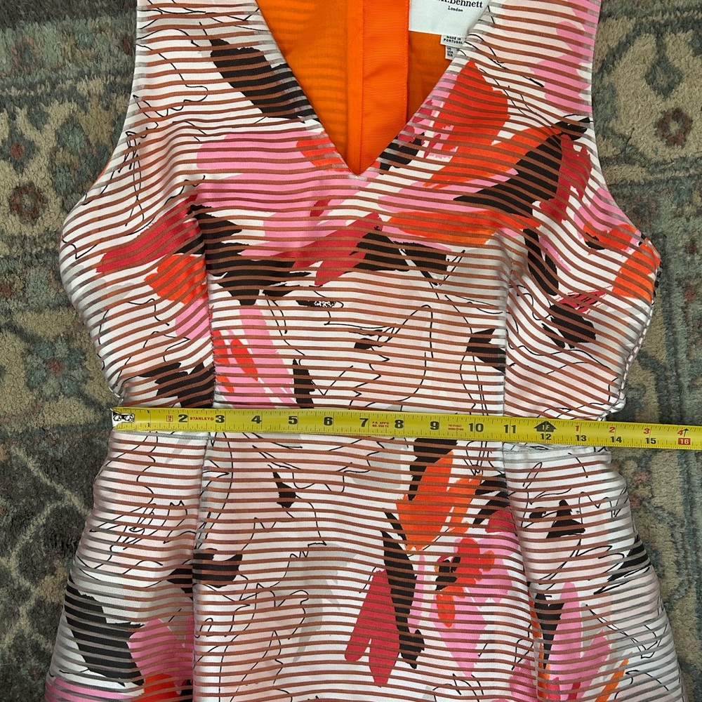 LK Bennett Prula Graphic Floral Midi Dress - Picture 8 of 9